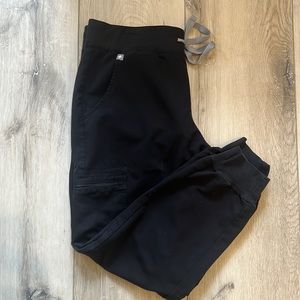 FIGS medium petite Zamora Joggers - Black